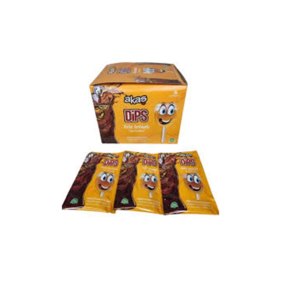 AKAS Dips Lollipop Cola 12g