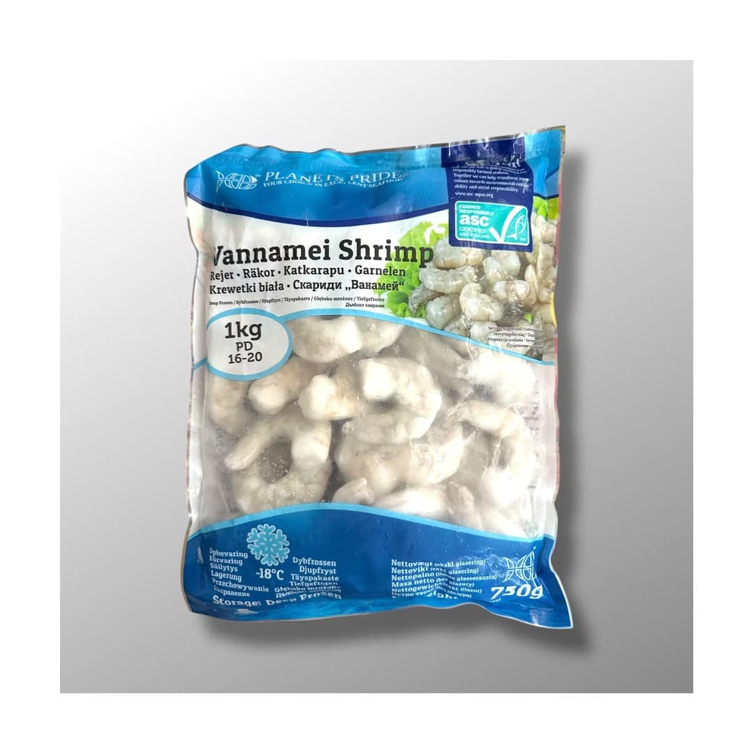 ANDU Vannamei roh geschält 16/20 - 1kg