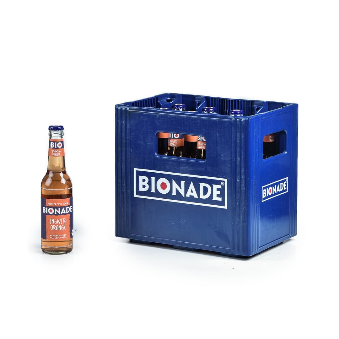 Bionade Ingwer-Orange 0,33l 12er Kiste