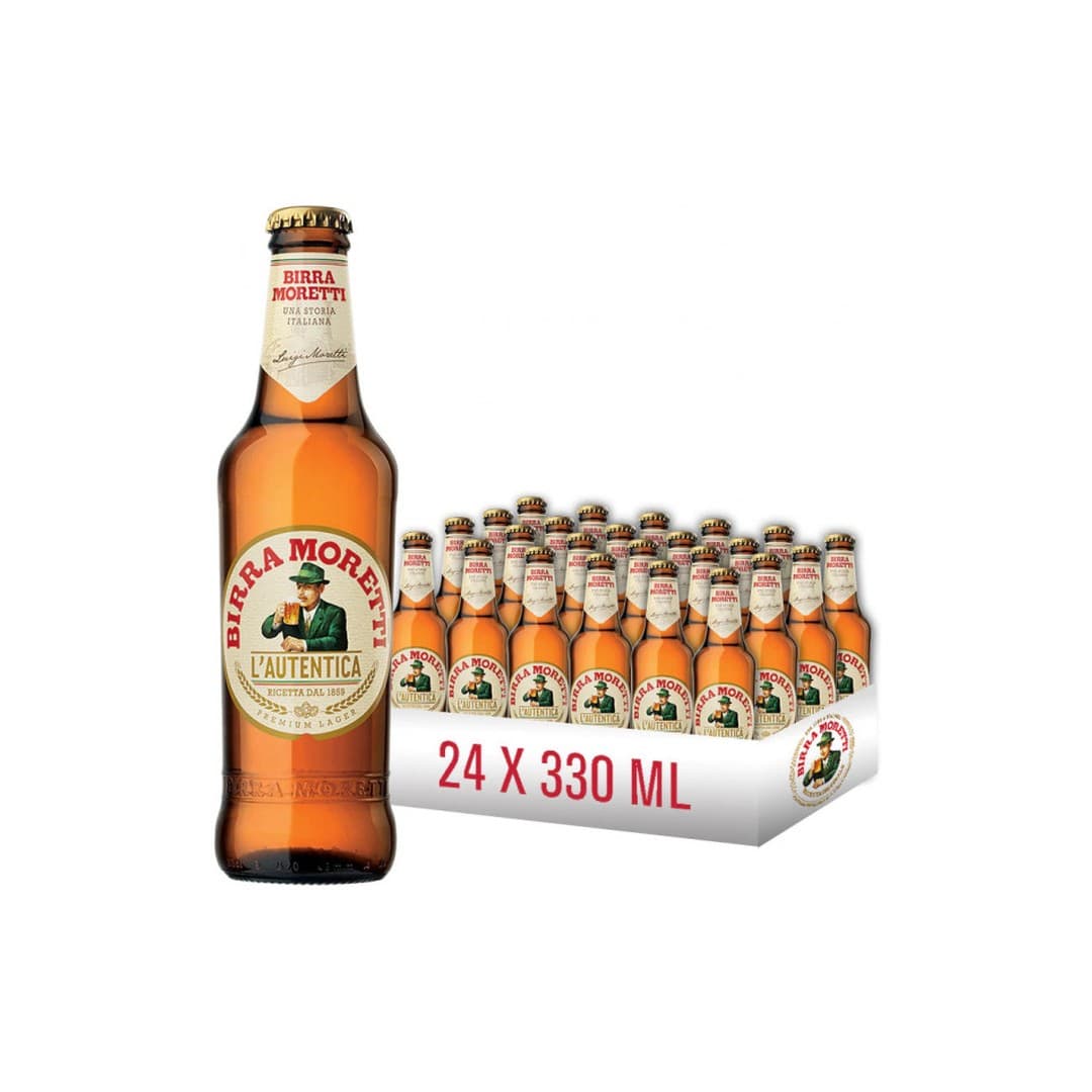 Birra Moretti 0,33l 24er Kiste