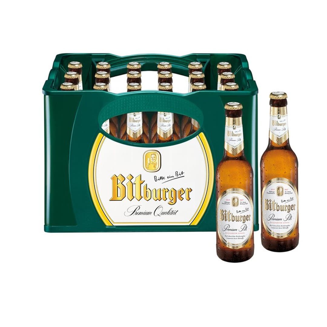 Bitburger Pils 0,33l 24er Kiste