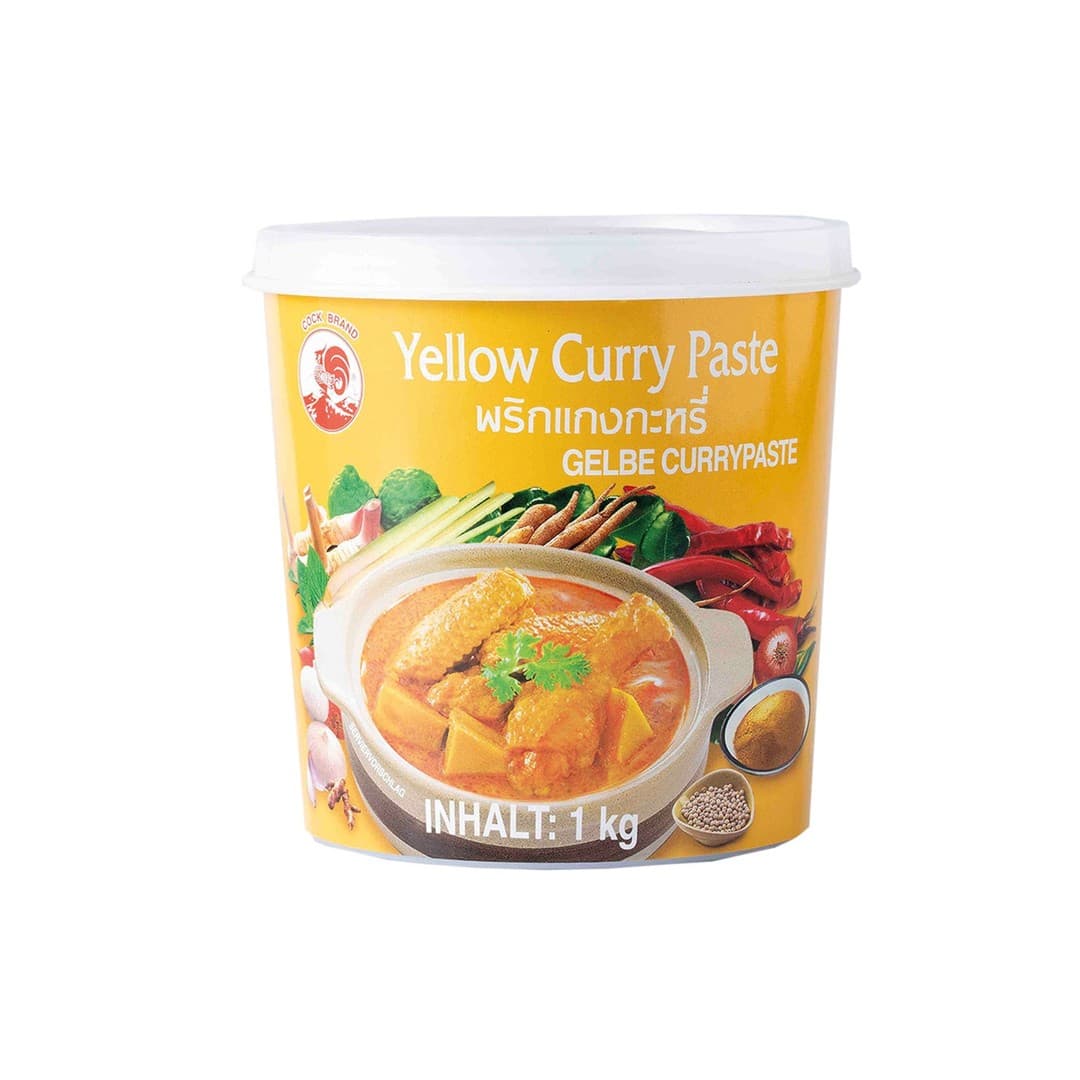 COCK BRAND Gelbe Currypaste 1kg TH - ASIA