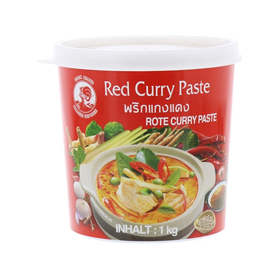 COCK BRAND Rote Currypaste Cock 1kg TH - ASIA