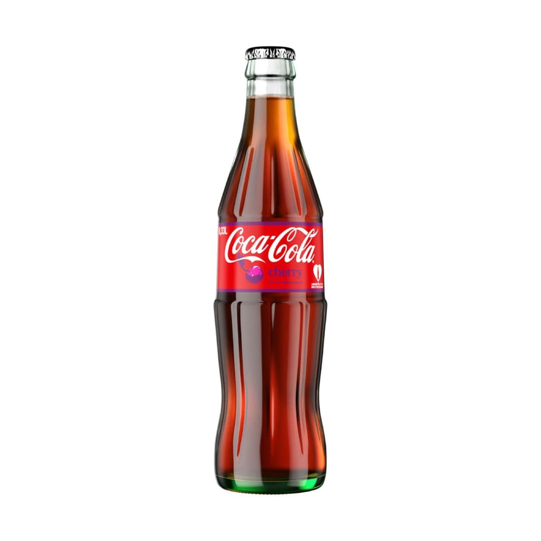 COKE CHERRY 0,33l Glasflasche 24er Kiste