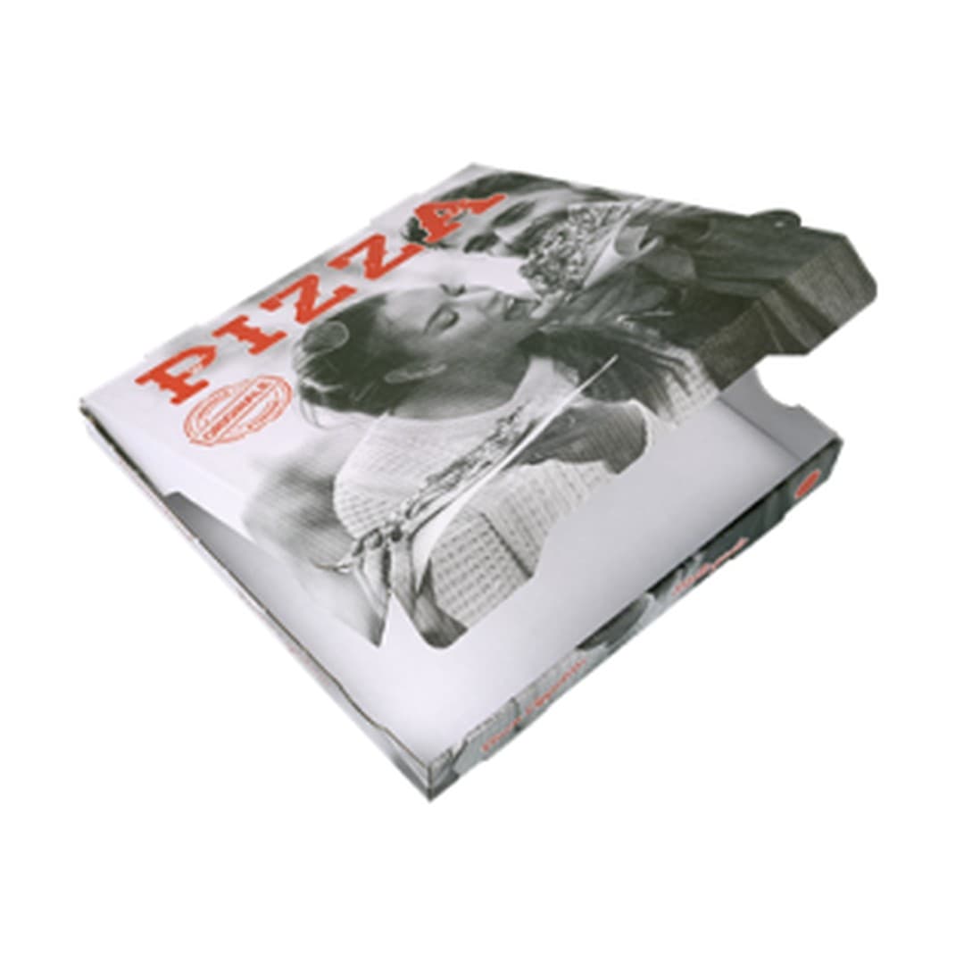 D.P. Pizzabox B&W Vollfarbe 26x26x4cm 100st