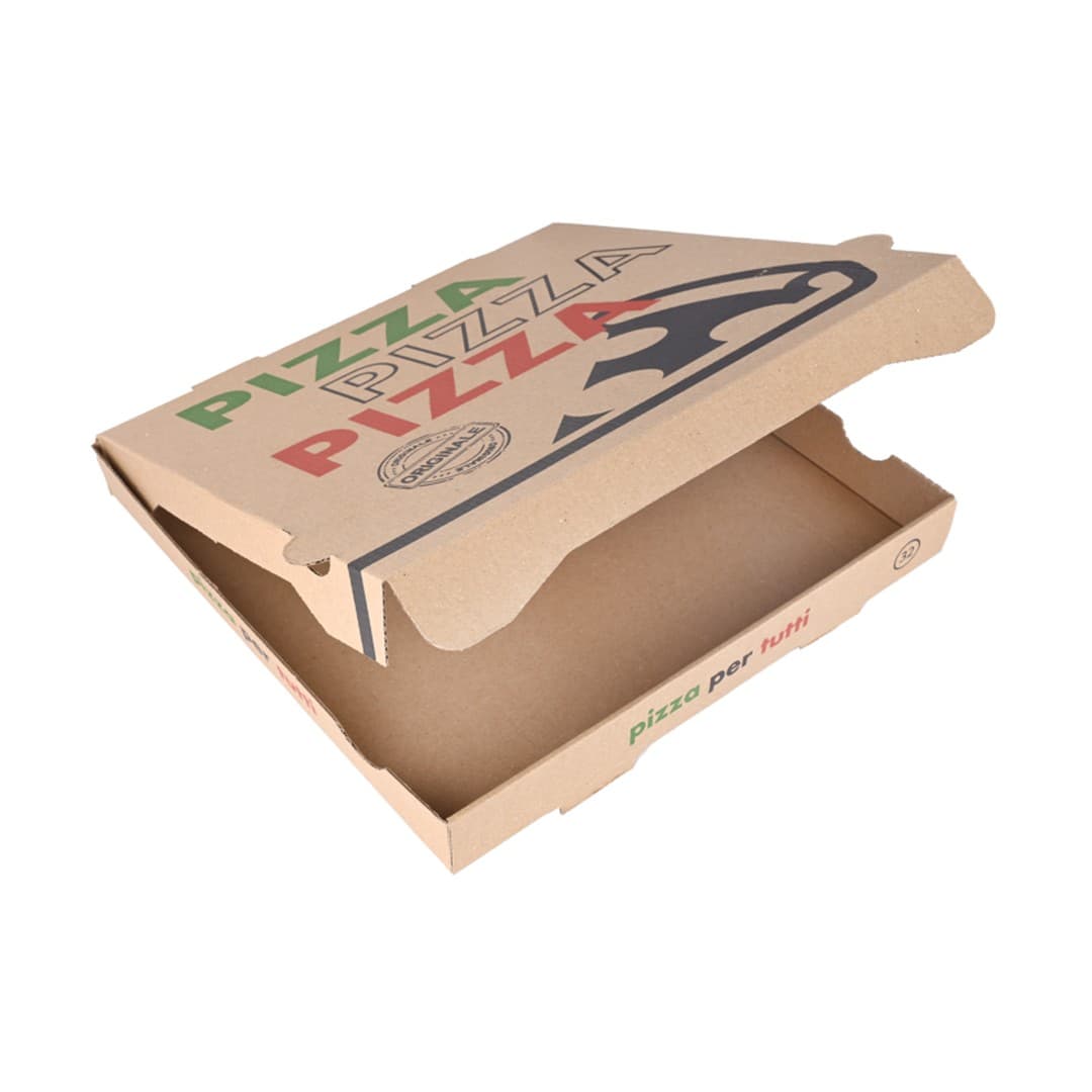 D.P. Pizzabox italia 32x32x4cm Braun Kraft 100st
