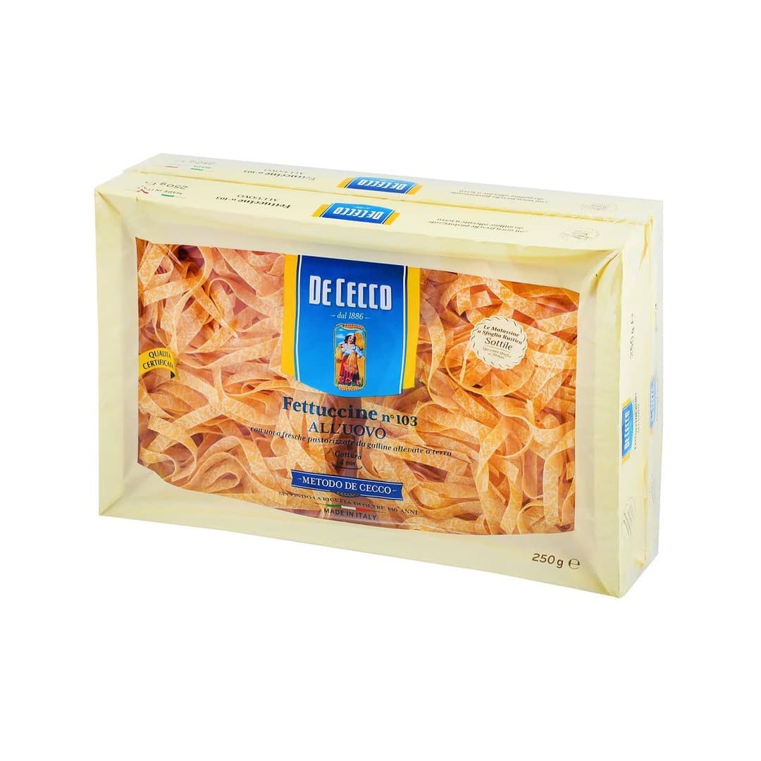 De Cecco Fettuccine Uovo/Spin 250g