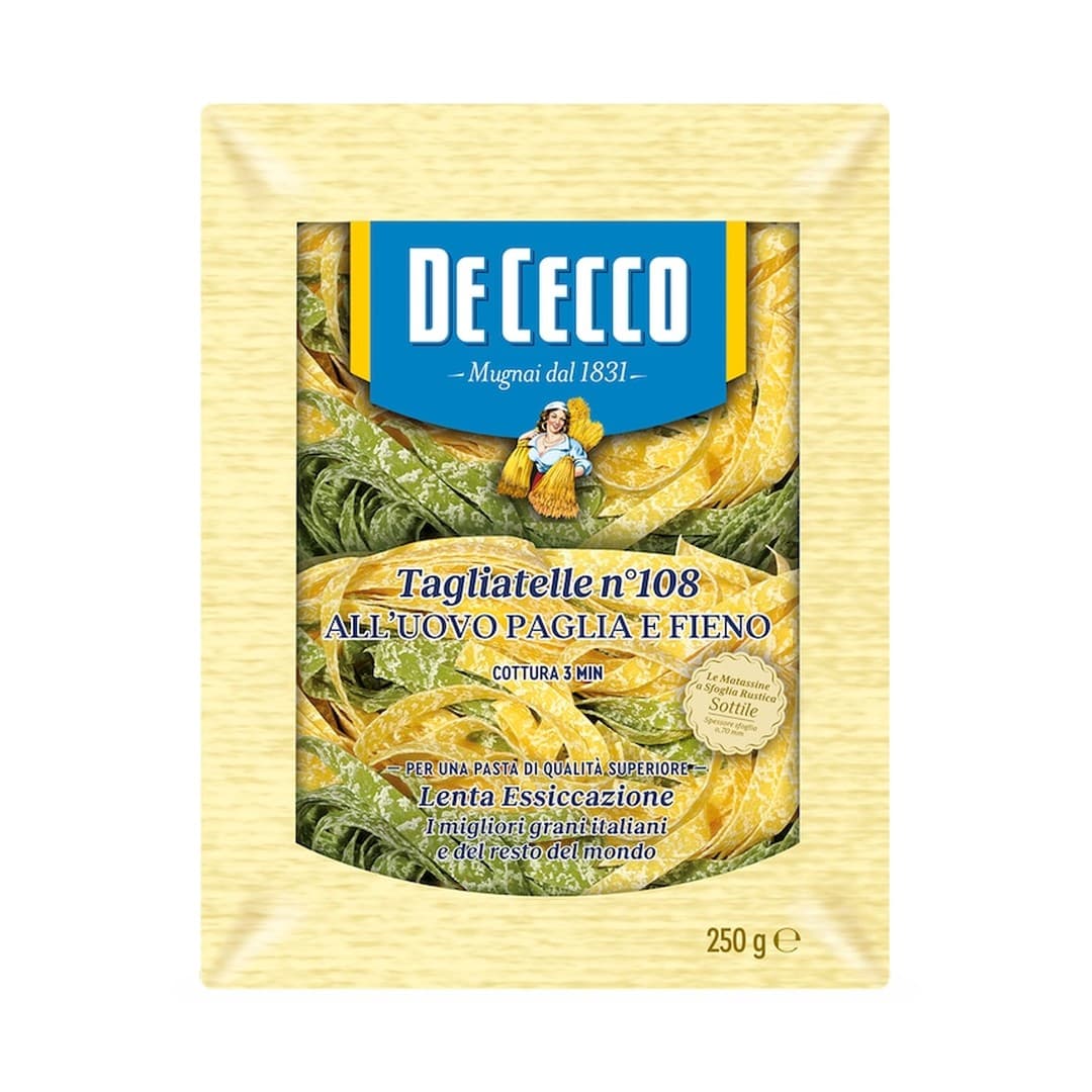 De Cecco Tagliatelline Paglia/Fieno Mat. Uovo 250g