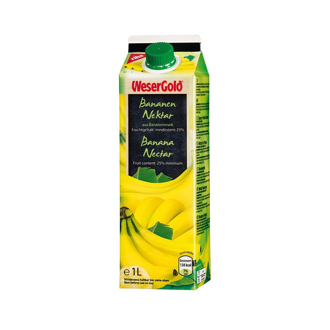 Deace Bananennektar 25% 1l 6er Kiste