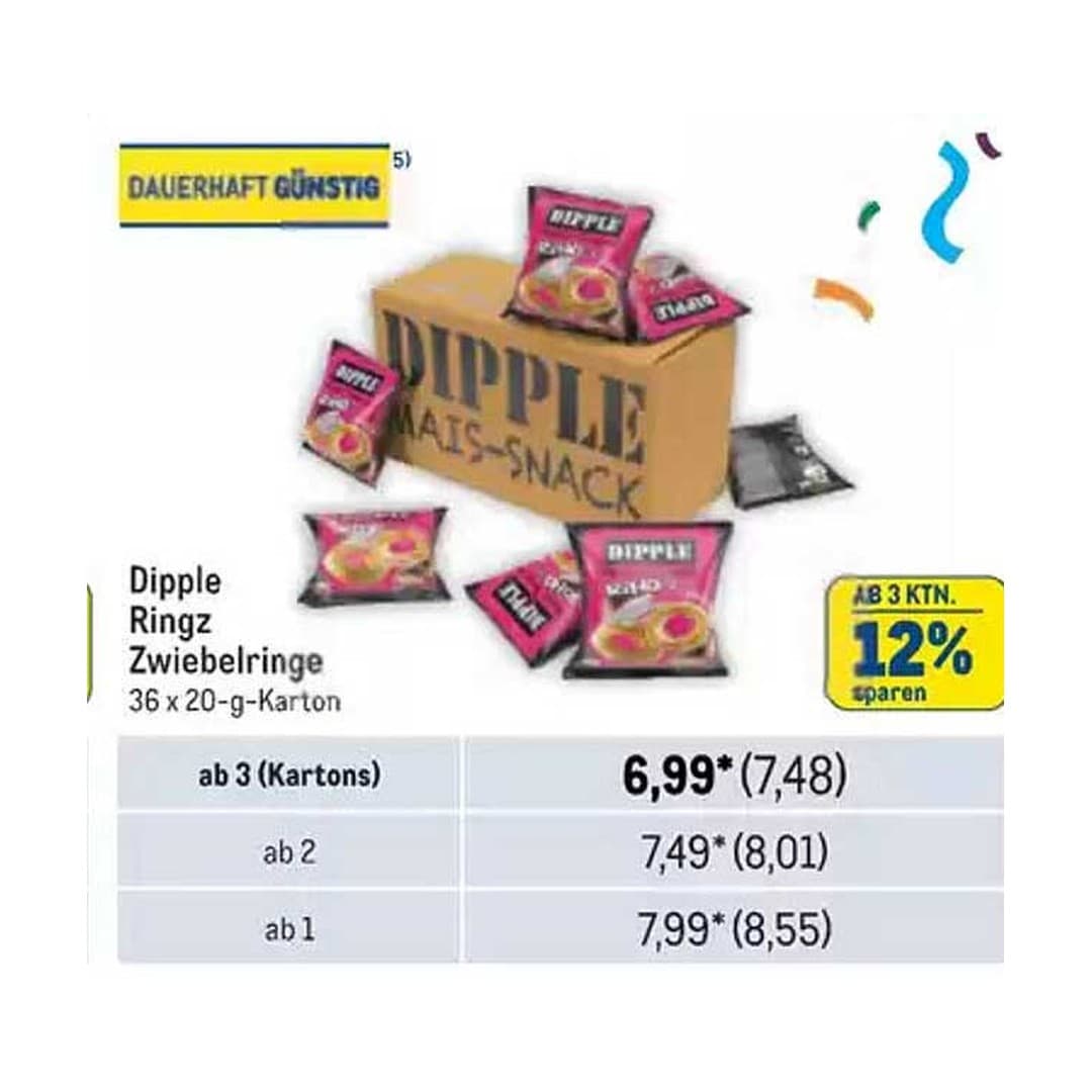Dipple Zwiebelringe 25x65g