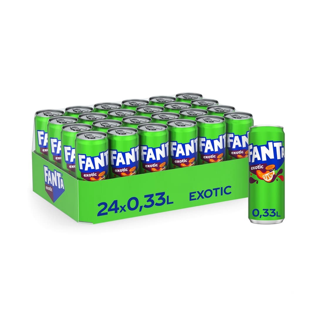 FANTA EXOTIC 0,33l Glasflasche 24er Kiste