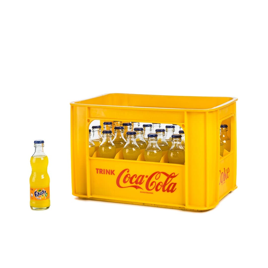 FANTA ORANGE 0,2l Glasflasche 24er Kiste