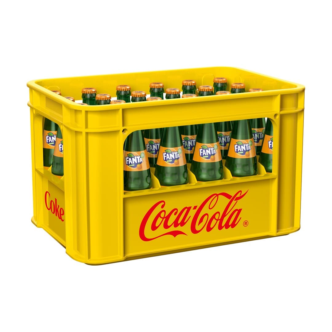 FANTA ORANGE 0,33l Glasflasche 24er Kiste