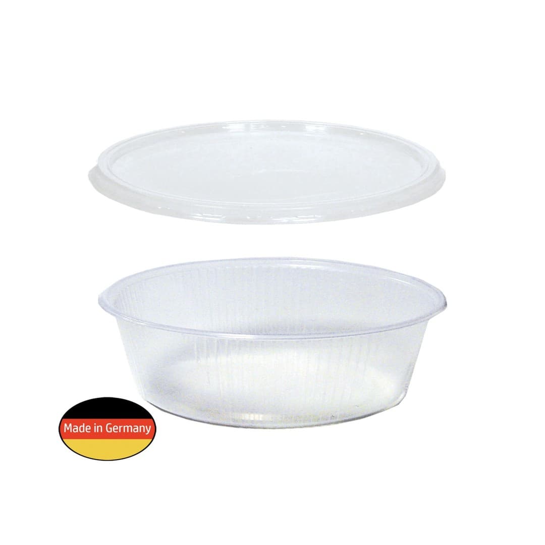 Feinkostschale mit Deckel PP 125CC 5X50 250 stück