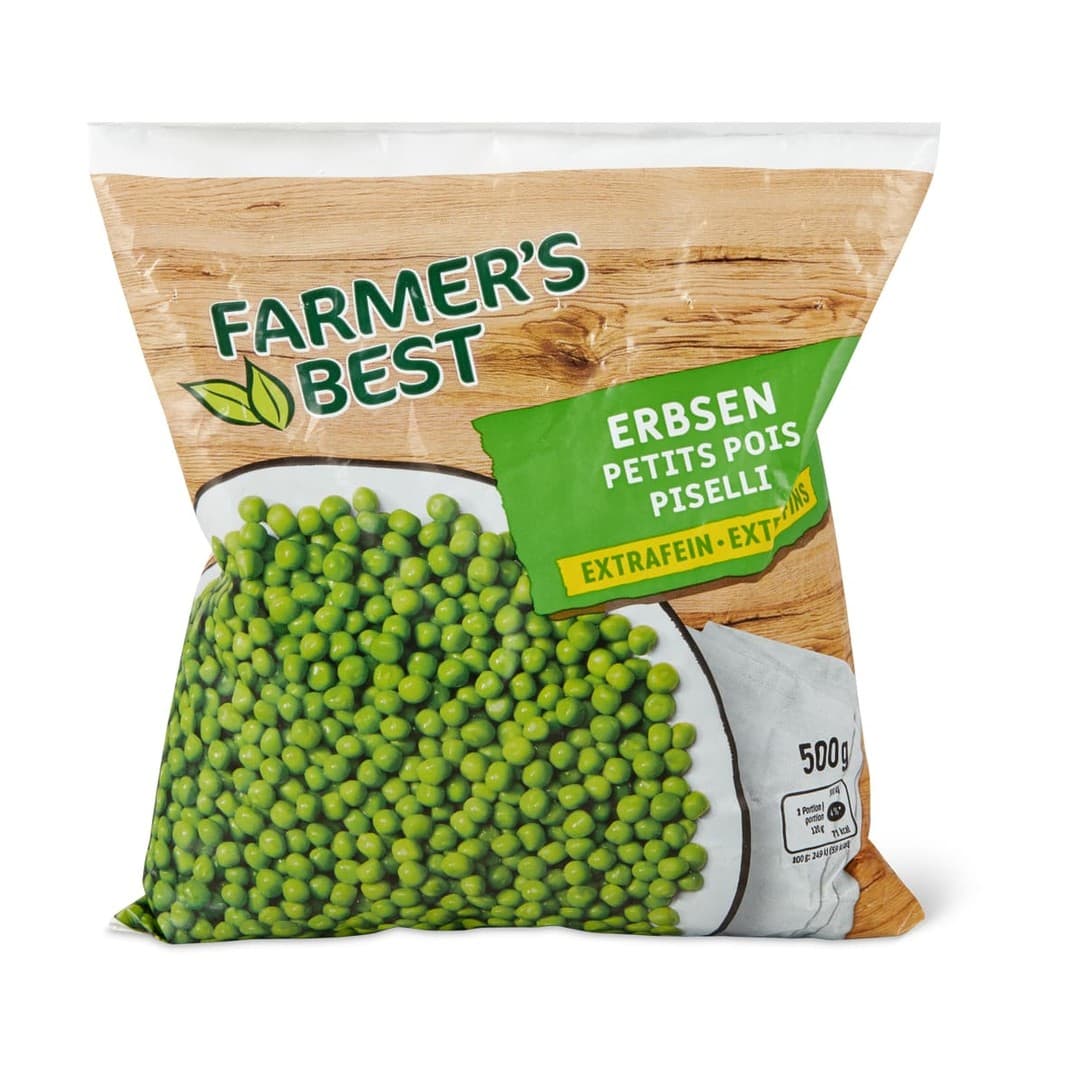 FLANDERS BEST Erbsen fein 4x2,5kg Karton TK - ASIA