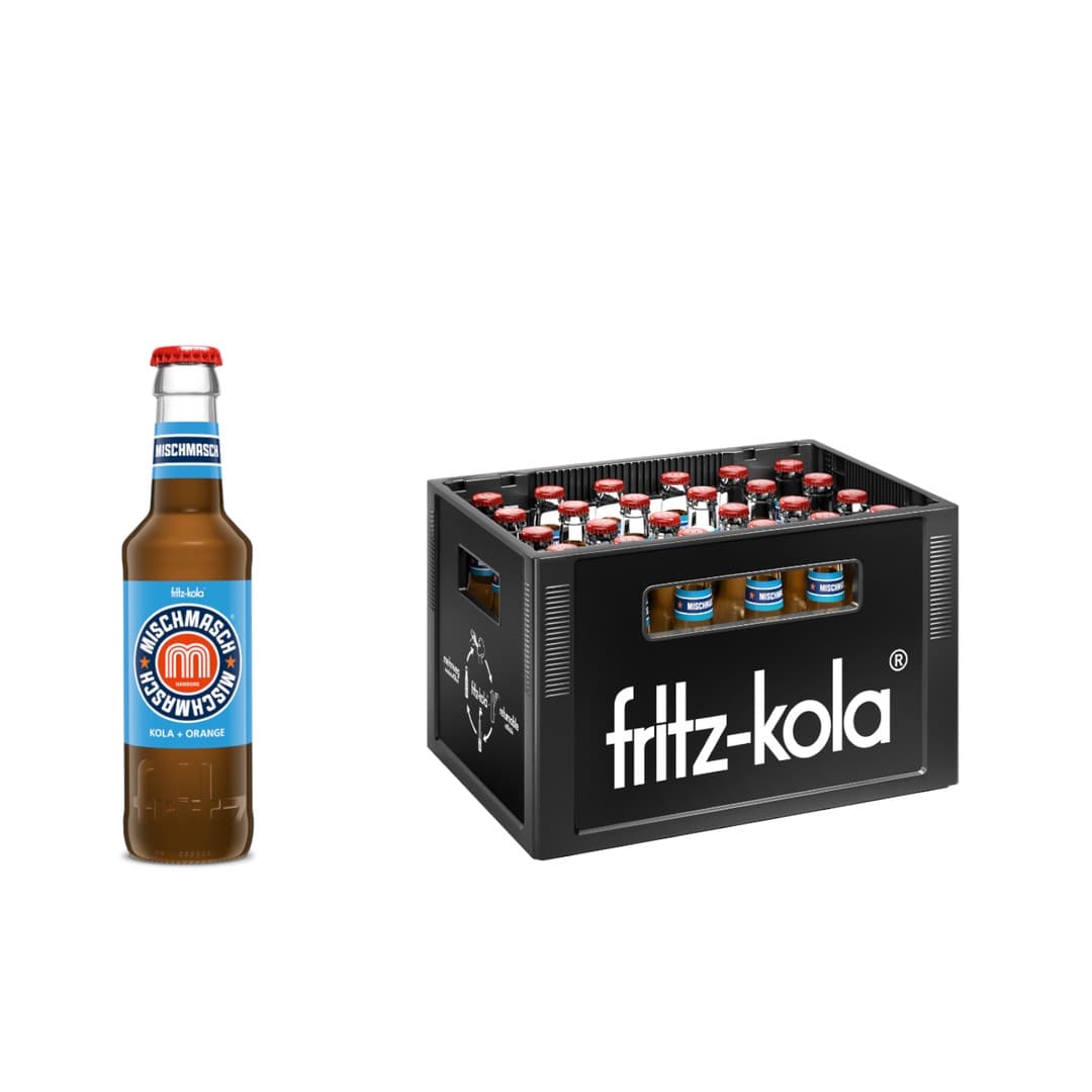 fritz mischmasch Cola mit Orange 0,33l 24er Kiste