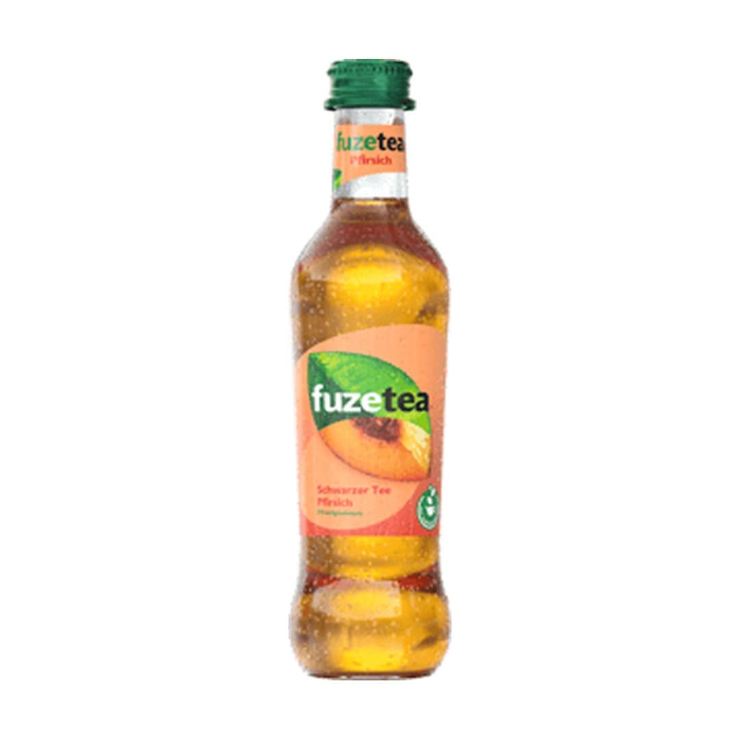 FuzeTea Pfirsisch 0,25l Glasflasche 24 er Pack