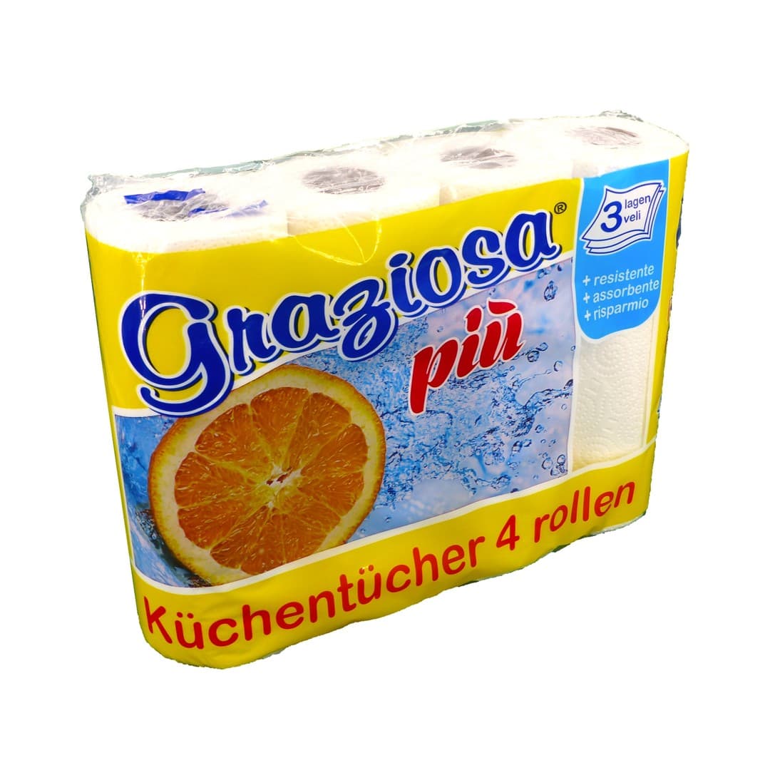 Graziosa Küchenrolle 8x4er 3lg
