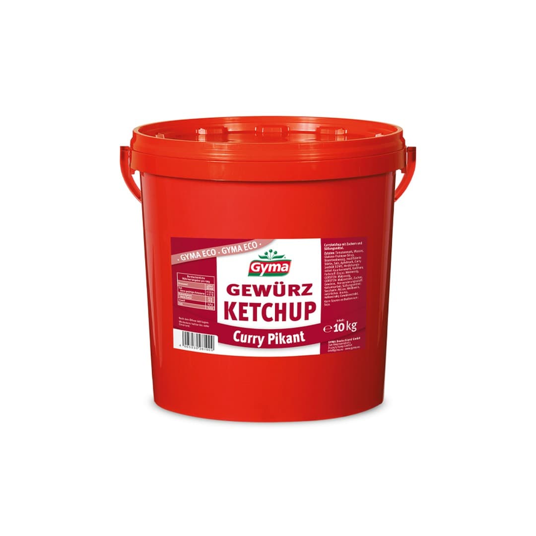 GYMA Eco Gewürzketchup Curry Pikant 10kg Eimer