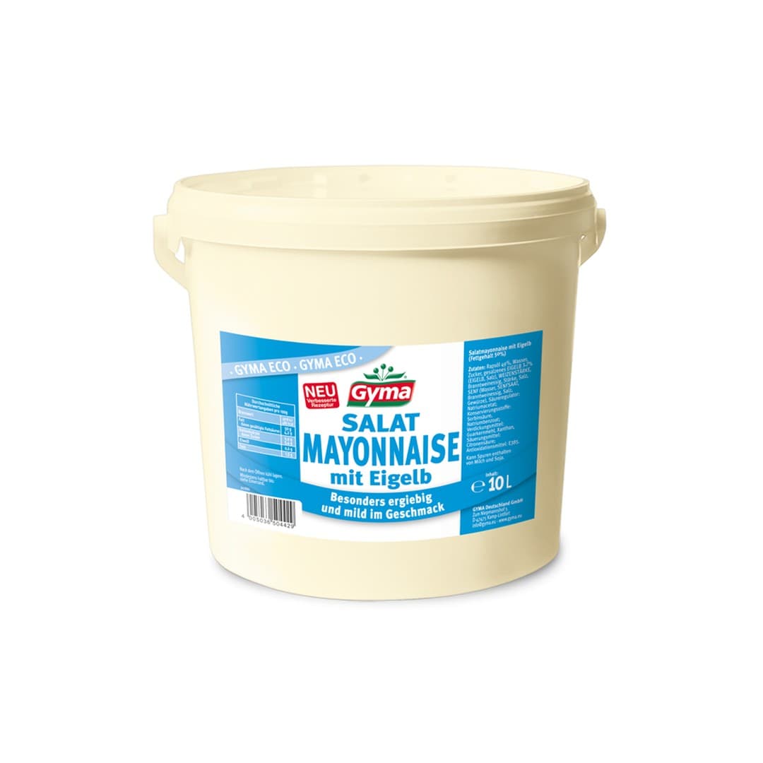 GYMA Eco Salatmayonnaise 50% Fett 10l Eimer
