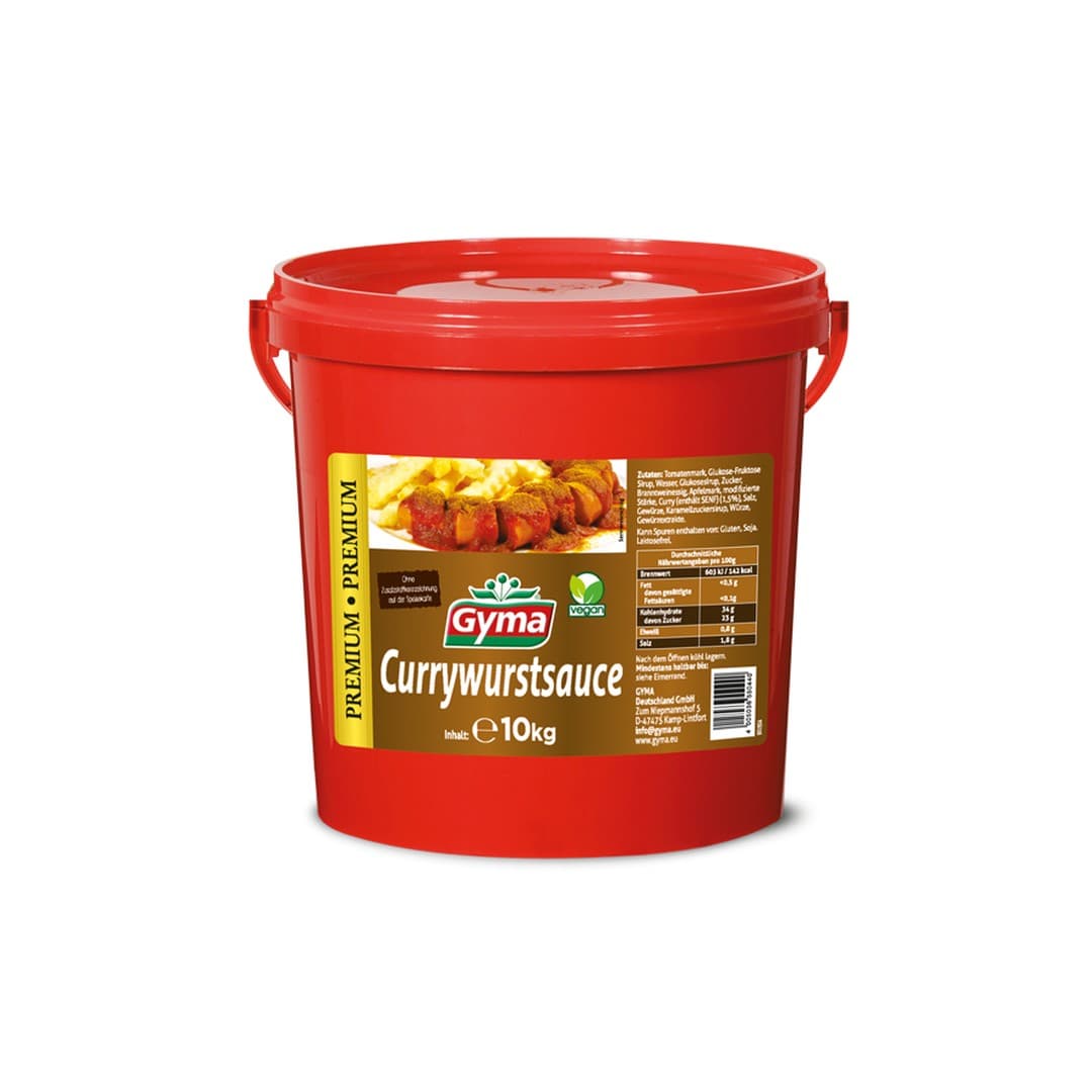 GYMA PREMIUM Currywurstsauce rot 10kg