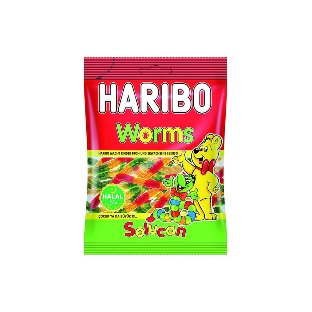 HARIBO Helal Worms Solucan 100g