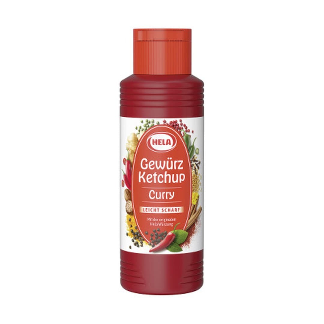 Hela Curry-Gewürz Ketchup leicht scharf 300ml