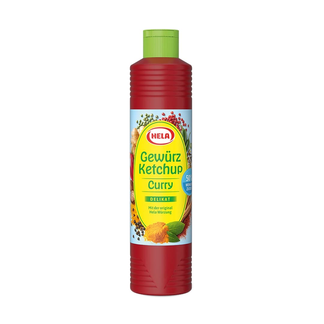 Hela Gewürz-Ketchup Curry Delikat 300ml