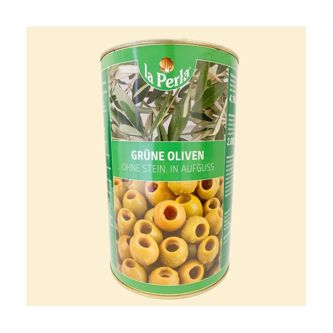 La Perla Oliven Schwarz geschnitten 4100g