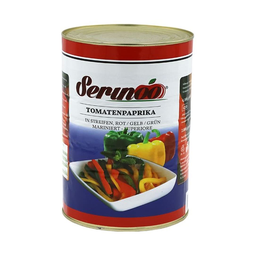 La Perla Tomatenpaprika rot,grün,gelb Streifen 2000g