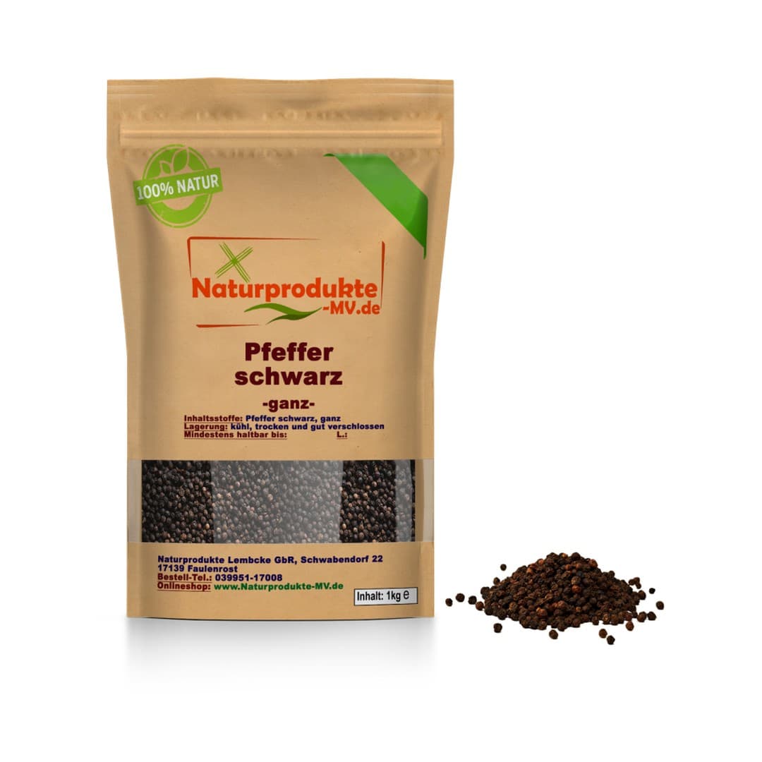 Lay - Pfeffer schwarz ganz - 1kg
