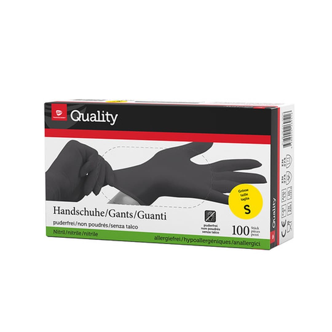 Leon´s Handschuhe Nitril - S - schwarz 100St - IPA