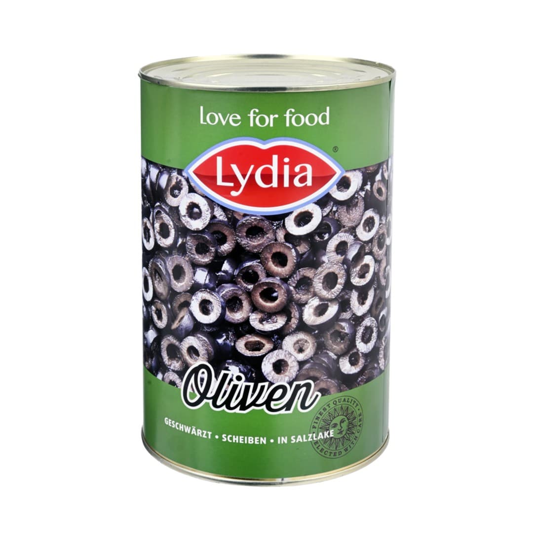 LYDIA Oliven-Scheiben Schwarz 4250g
