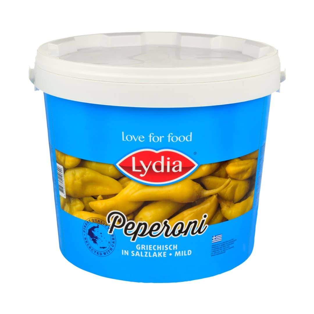 LYDIA Peperoni Griechisch Mild 6kg- Eimer