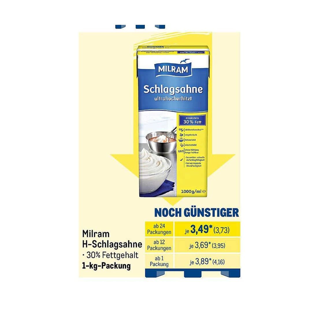 Milram H-Sahne 30% - 1kg
