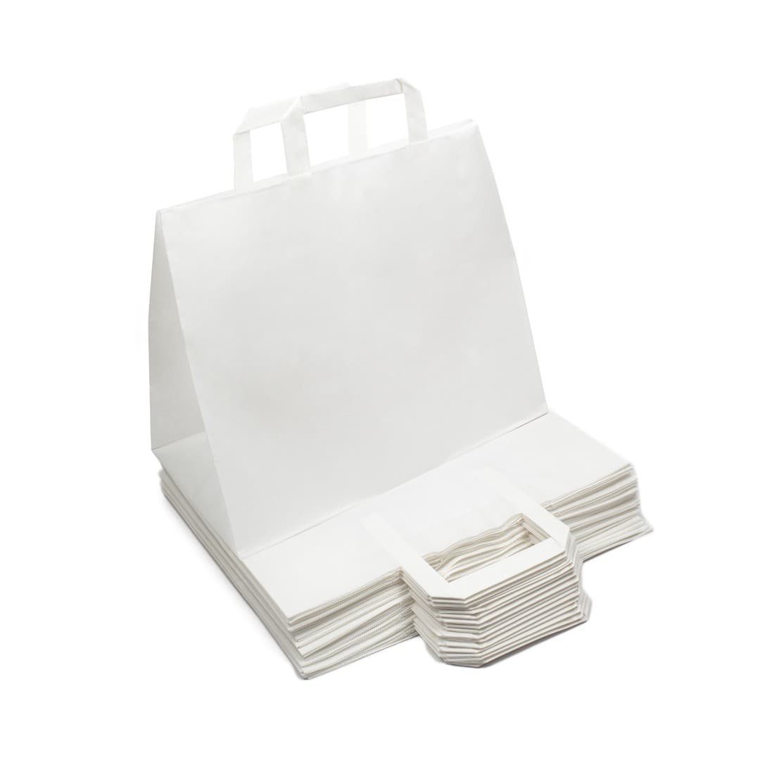 Papiertragetaschen groß - 32x17x28cm - 250St - IPA