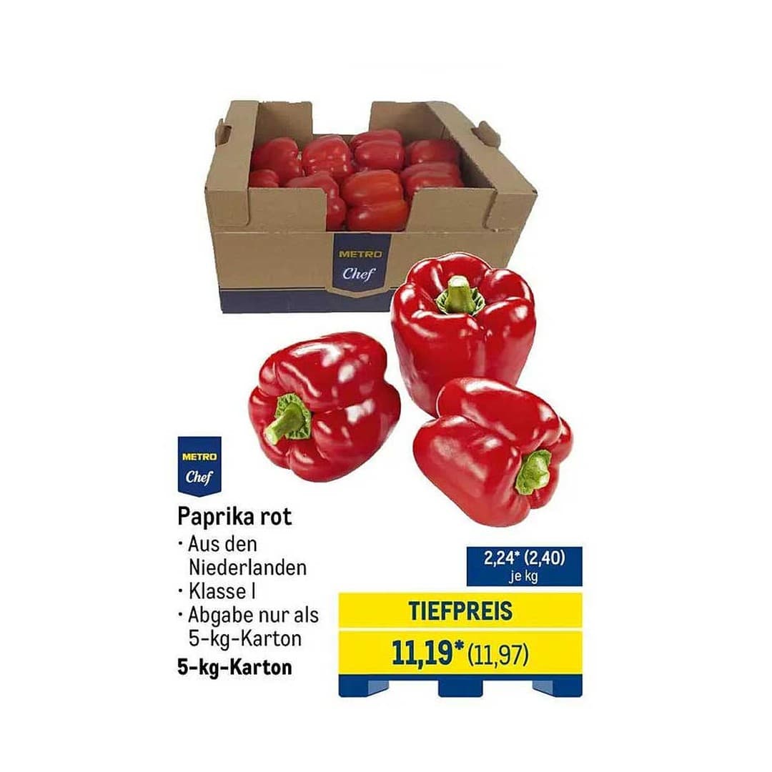 Paprika Rot 5 Kg