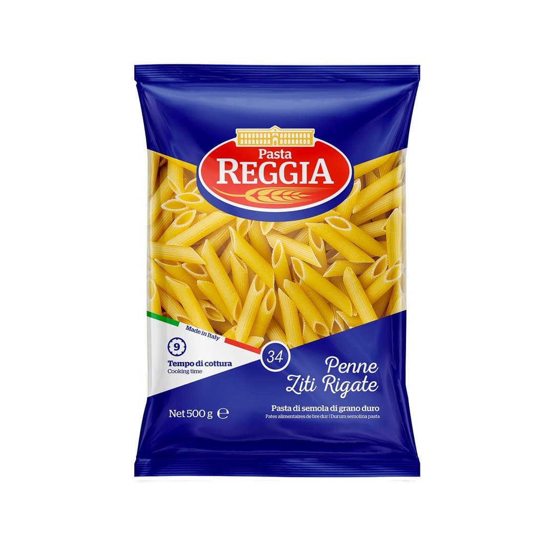 Pasta Reggia Penne Ziti Rigate Nr.34 - 500g