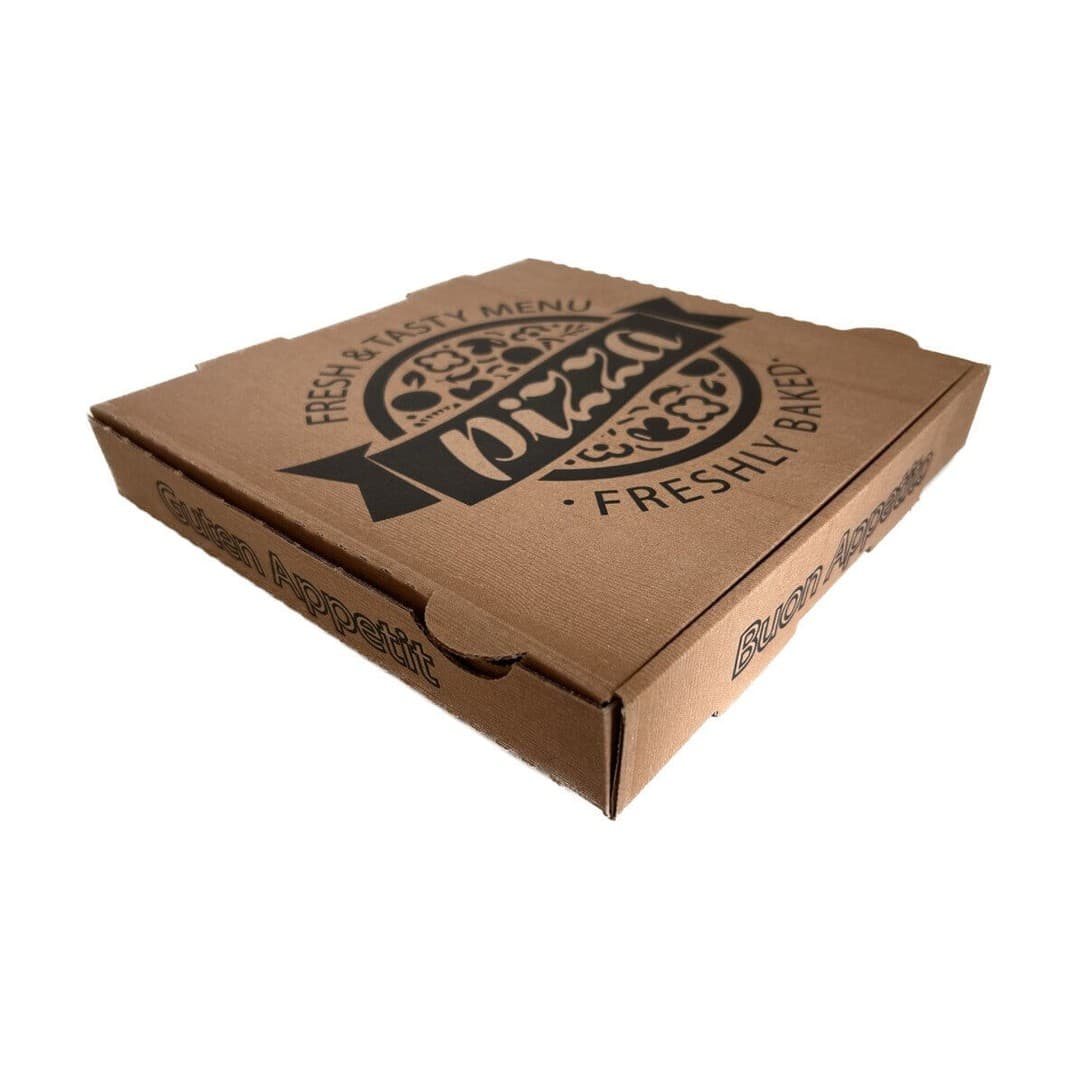 Pizza-Karton 20x20x4 Braun NYC 100st
