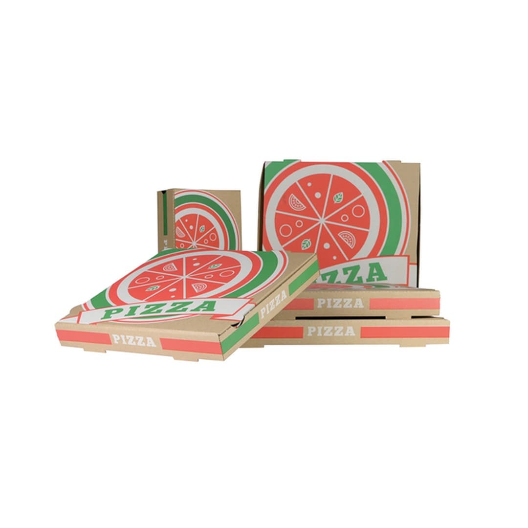 Pizza-Karton 29x29x4 Kraft 100st