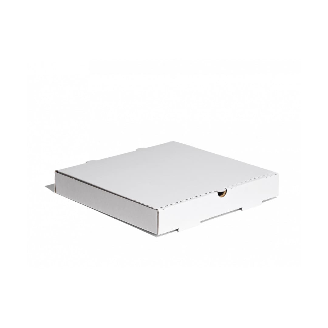 Pizzakarton - 26x26x4 - weiß - 100stk