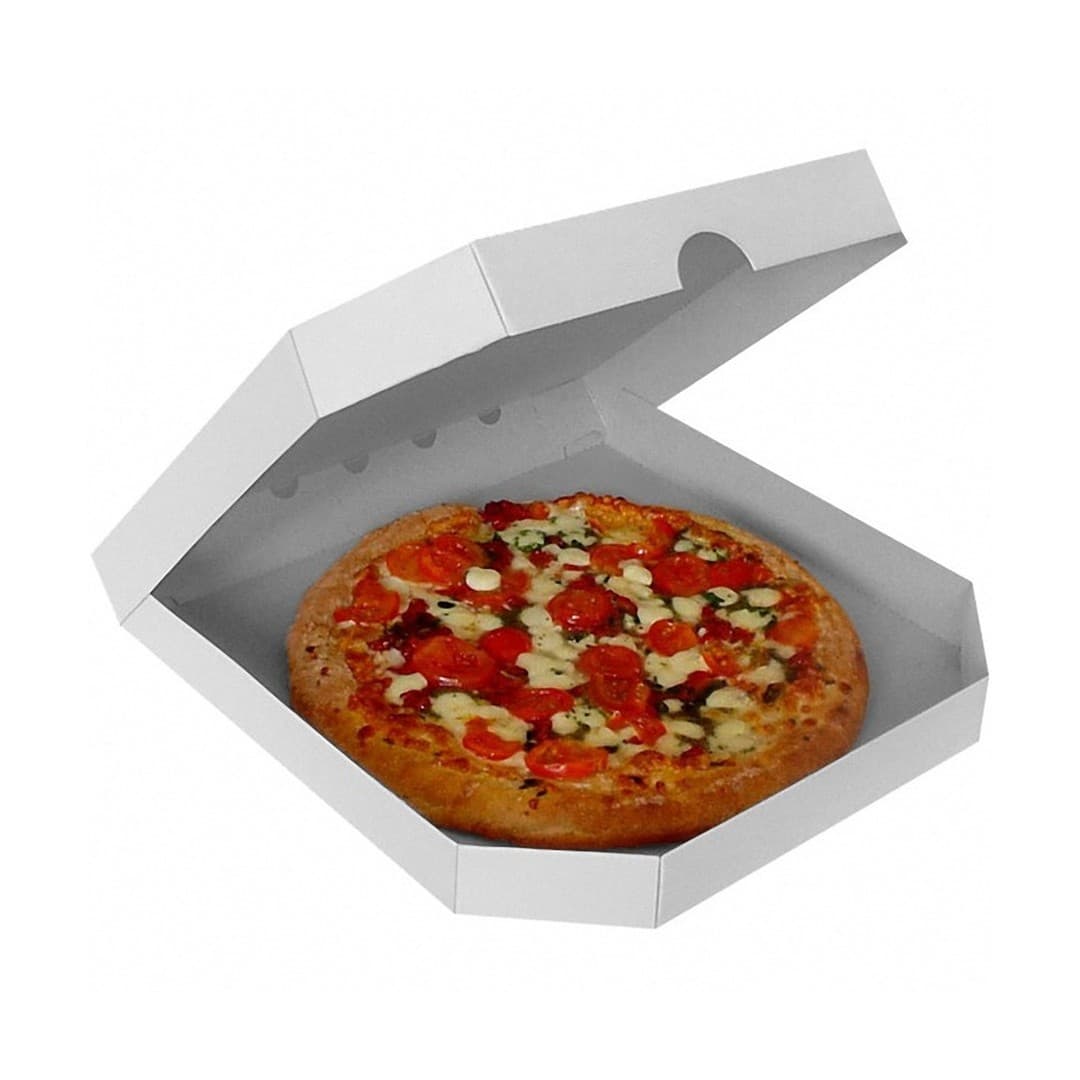 Pizzakarton - 32x32x4 - weiß - 100stk