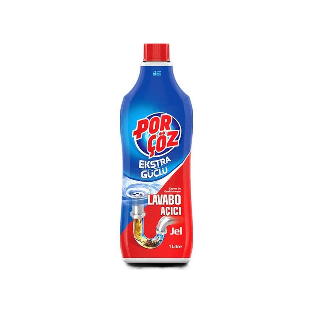PorCöz Rohrfrei Gel, Lavabo Acici Jel 1l