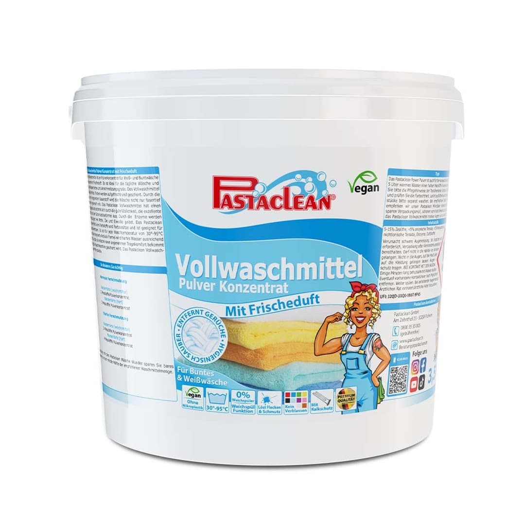 PorCöz Waschmittelpulver Weiß- & Buntwäsche 3kg