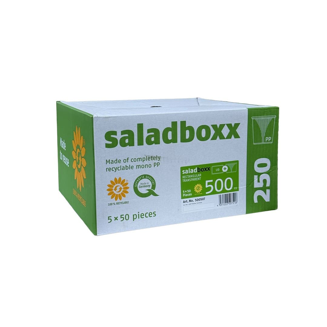Saladboxx mit Deckel 5X50 250 Stück