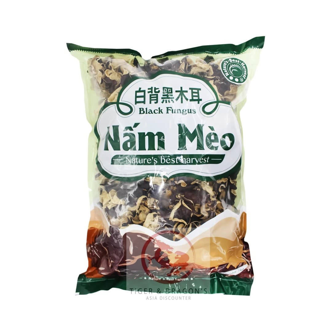 Schwarze Morcheln - getrocknete Pilze Black&White Fungus 1kg - ASIA