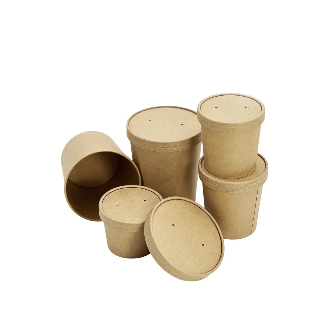 Suppenbecher 750ml - Kraftpapier 26OZ - 50Stk
