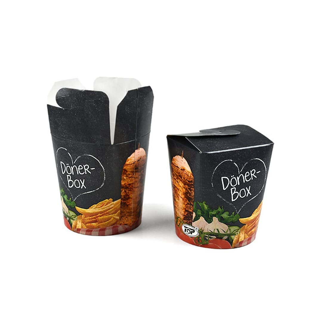 TOP Döner-Box Pappe 16OZ 480ml