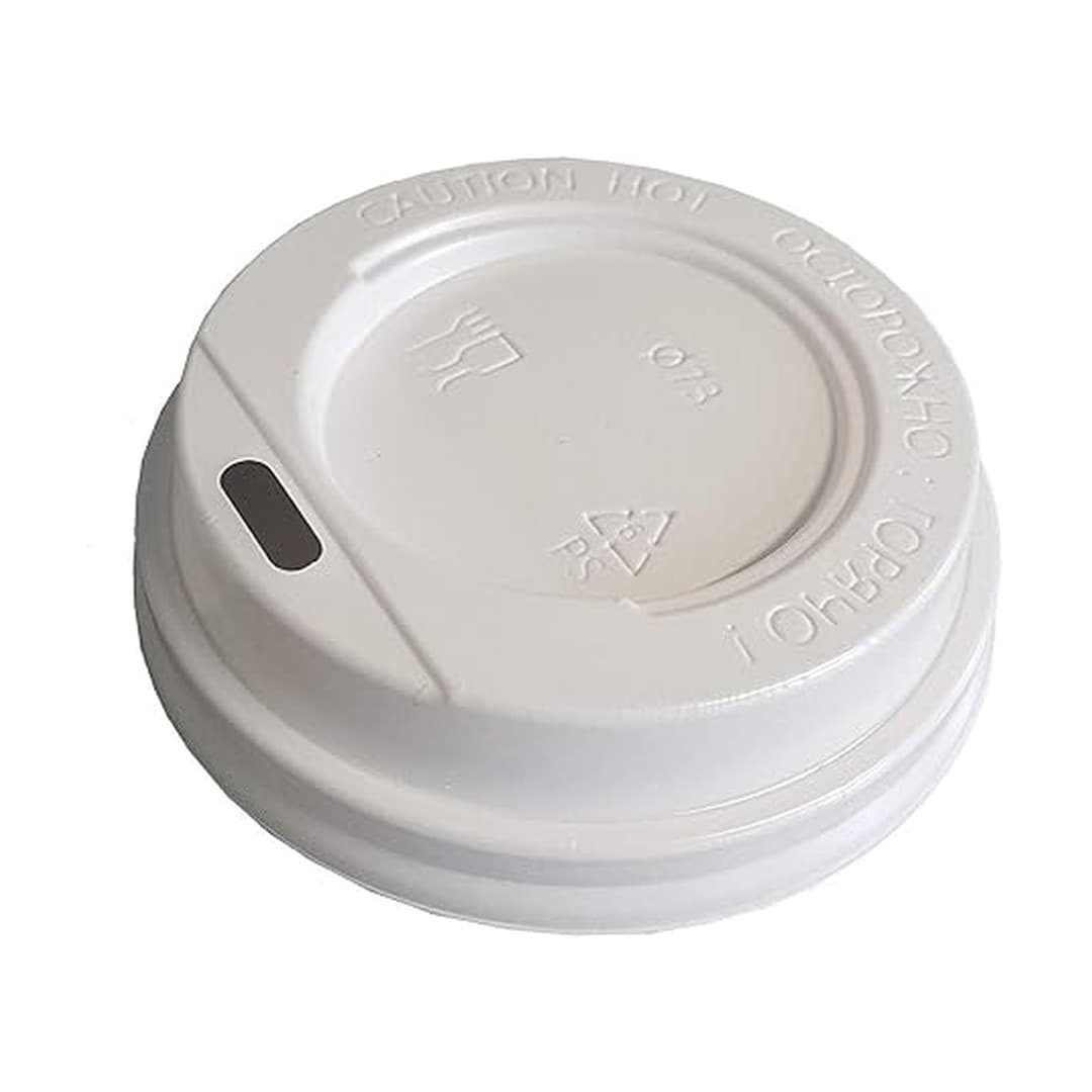 TOP Kaffeb-Deckel, weiß 80mm 0,2-0,3l 100 St 230621