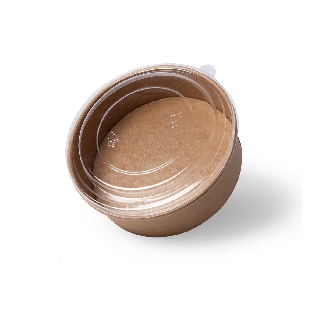 TOP Salatschale Braune Pappe 500ml 50er Pack